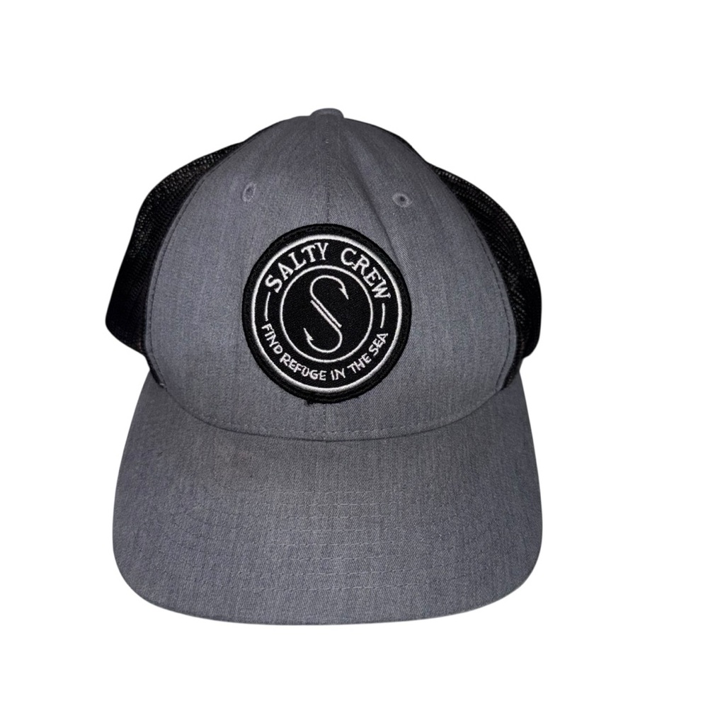 Salty Crew Charcoal‎ and Black Logo Cap